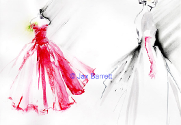 Debutante by Jax Barrett Fashion Illustrations
